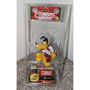 Disney‎ Christmas Ornament 2014 Pluto Japan Festive Scarf Holiday Collection New